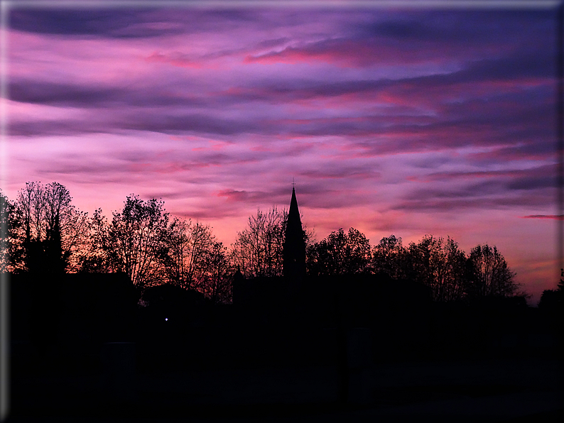 foto Alba e tramonto a Rossano Veneto